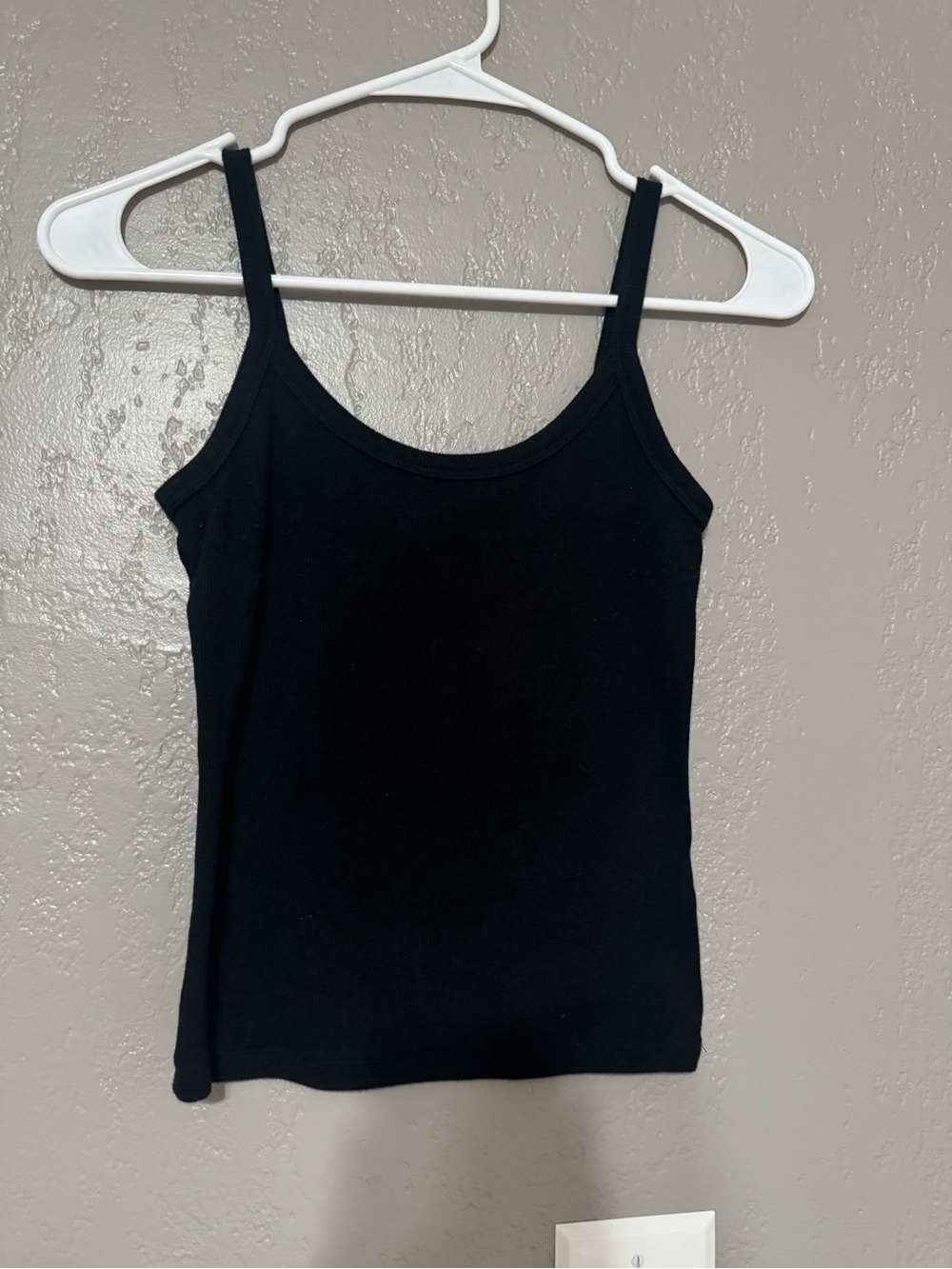 HomeStretch Rib Cami Tank - Black - Picture 4 of 5